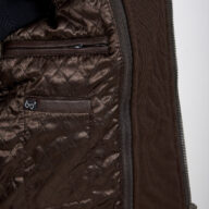 4065 SHEEP BROWN - AUTHENTIC MEN'S BROWN LEATHER JACKET