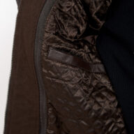 4065 SHEEP BROWN - AUTHENTIC MEN'S BROWN LEATHER JACKET
