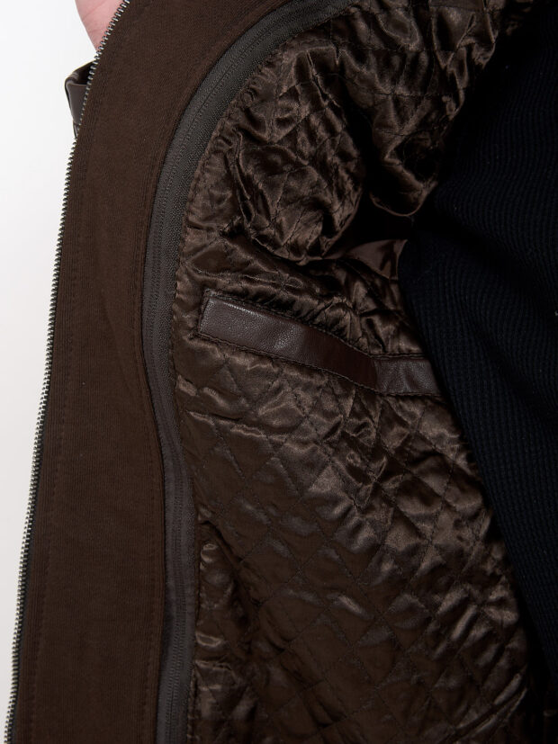 4065 SHEEP BROWN - AUTHENTIC MEN'S BROWN LEATHER JACKET