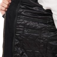 4065 SHEEP BLACK - AUTHENTIC MENS BLACK LEATHER JACKET