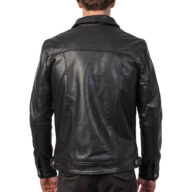 FOXTROT BUFFALO BLACK - AUTHENTIC MENS LEATHER JACKET