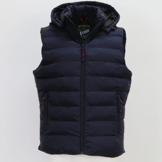 SAMY- GILLET- NAVY - ΑΝΔΡΙΚΟ ΑΜΑΝΙΚΟ ΜΠΛΕ VCODE