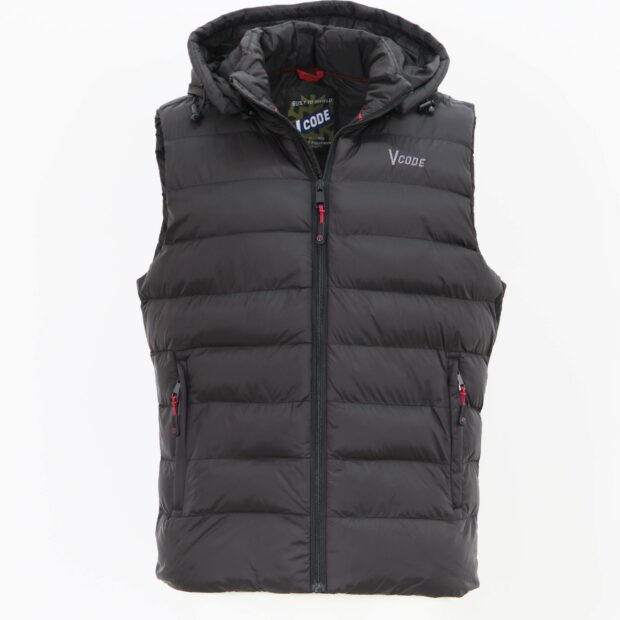SAMY- GILLET- BLACK - ΑΝΔΡΙΚΟ ΑΜΑΝΙΚΟ ΜΑΥΡΟ VCODE