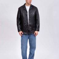 RAY SHEEP BLACK - AUTHENTIC MEN’S BLACK LEATHER JACKET