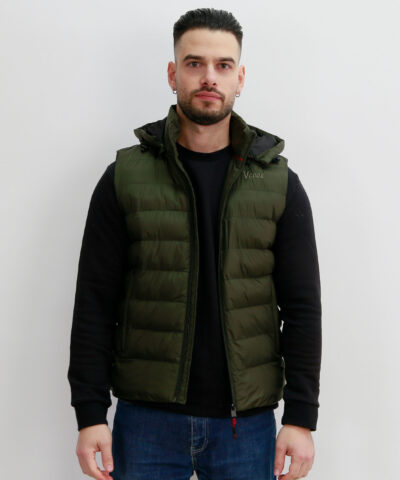 SAMY- GILLET- OLIVE - ΑΝΔΡΙΚΟ ΑΜΑΝΙΚΟ ΛΑΔΙ VCODE