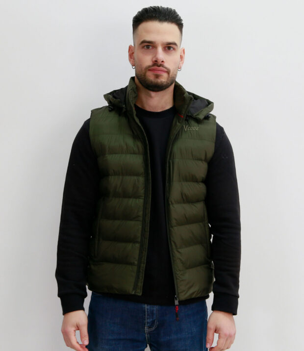 SAMY- GILLET- OLIVE - ΑΝΔΡΙΚΟ ΑΜΑΝΙΚΟ ΛΑΔΙ VCODE