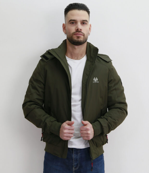 V321 OLIVE ΑΝΔΡΙΚΟ ΜΠΟΥΦΑΝ ΛΑΔΙ VCODE