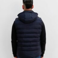 SAMY- GILLET- NAVY - ΑΝΔΡΙΚΟ ΑΜΑΝΙΚΟ ΜΠΛΕ VCODE