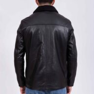 FRISCO Z SHEEP BLACK - AUTHENTIC MEN’S BLACK LEATHER JACKET