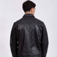 KING SHEEP BLACK - AUTHENTIC MEN’S BLACK LEATHER JACKET