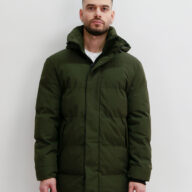 V230 OLIVE MENS PUFFER PARKA VCODE