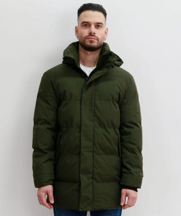 V230 OLIVE MENS PUFFER PARKA VCODE