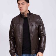 DAKOTA SHEEP BROWN - AUTHENTIC MEN’S BROWN LEATHER JACKET