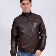 DAKOTA SHEEP BROWN - AUTHENTIC MEN’S BROWN LEATHER JACKET