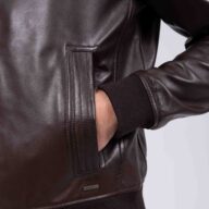 DAKOTA SHEEP BROWN - AUTHENTIC MEN’S BROWN LEATHER JACKET