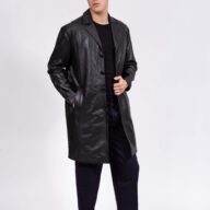 BRAD SHEEP BLACK - AUTHENTIC MEN’S BLACK LEATHER JACKET