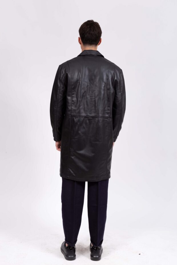 BRAD SHEEP BLACK - AUTHENTIC MEN’S BLACK LEATHER JACKET