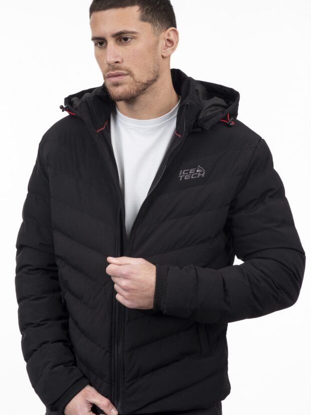 ICETECH CAPO MENS PUFFERTZAKET BLACK