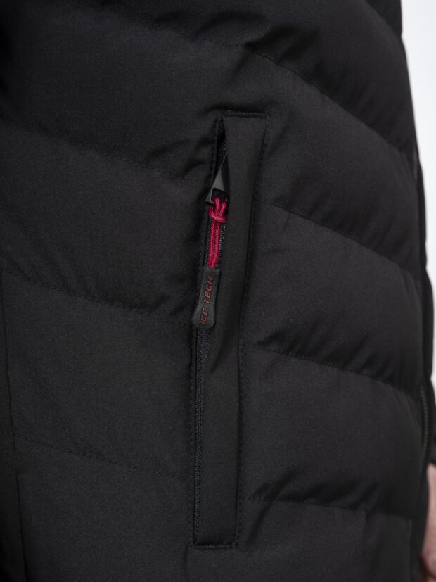 ICETECH CAPO MENS PUFFERTZAKET BLACK