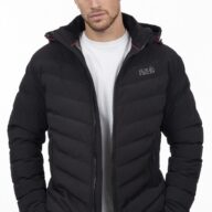 ICETECH CAPO MENS PUFFERTZAKET BLACK