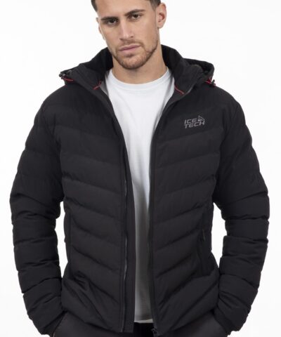 ICETECH CAPO MENS PUFFERTZAKET BLACK