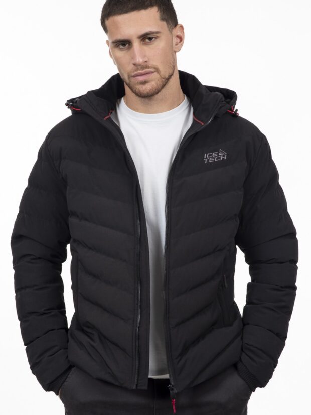 ICETECH CAPO MENS PUFFERTZAKET BLACK