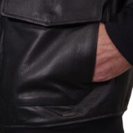 JULIET COWHIDE BLACK - AUTHENTIC MENS BLACK LEATHER JACKET