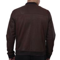 SUGAR VINTAGE SHEEP BROWN - AUTHENTIC BROWN MENS LEATHER JACKET