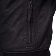 SUGAR VINTAGE SHEEP BLACK - AUTHENTIC BLACK MENS LEATHER JACKET
