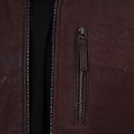 SUGAR VINTAGE SHEEP BROWN - AUTHENTIC BROWN MENS LEATHER JACKET