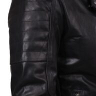 CHARLIE BUFFALO BLACK - AUTHENTIC MENS BLACK LEATHER JACKET