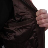 SUGAR VINTAGE SHEEP BROWN - AUTHENTIC BROWN MENS LEATHER JACKET