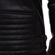 DELTA BUFFALO BLACK - AUTHENTIC BLACK MENS LEATHER JACKET