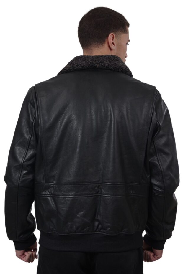 JULIET COWHIDE BLACK - AUTHENTIC MENS BLACK LEATHER JACKET