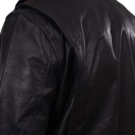 JULIET BUFFALO BLACK - AUTHENTIC MENS BLACK LEATHER JACKET