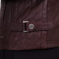 ALPHA VINTAGE SHEEP BROWN - AUTHENTIC MENS BLACK LEATHER JACKET