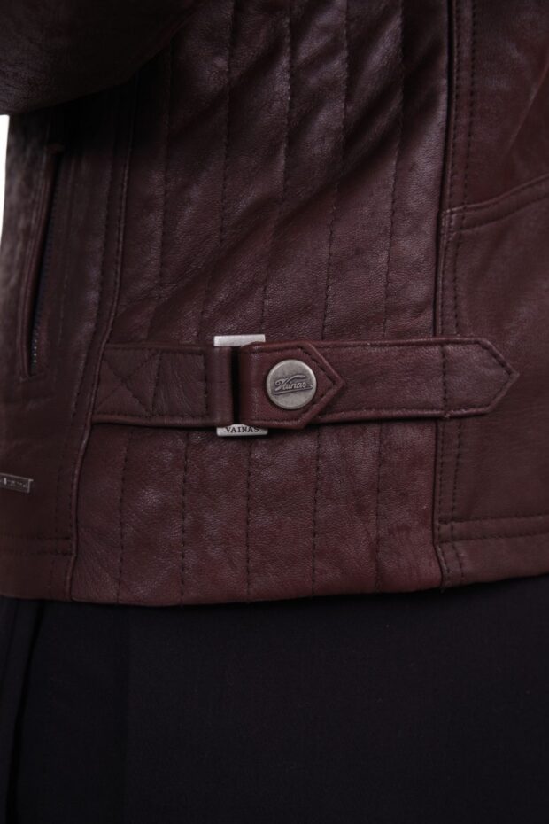 ALPHA VINTAGE SHEEP BROWN - AUTHENTIC MENS BLACK LEATHER JACKET
