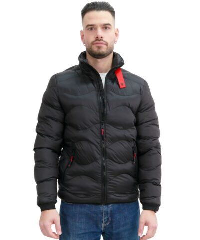 VL31 PUFFER SHINE BLACK - ΑΝΔΡΙΚΟ ΤΖΑΚΕΤ ΜΑΥΡΟ VCODE