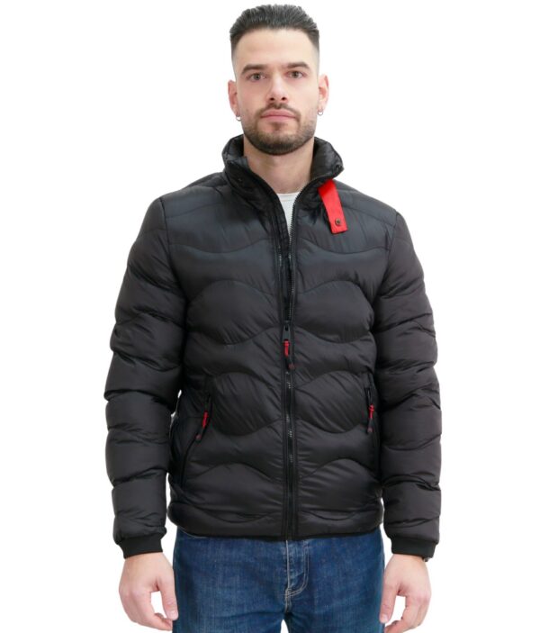 VL31 PUFFER SHINE BLACK - ΑΝΔΡΙΚΟ ΤΖΑΚΕΤ ΜΑΥΡΟ VCODE