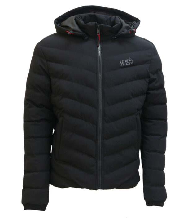 ICETECH CAPO MENS PUFFERTZAKET BLACK