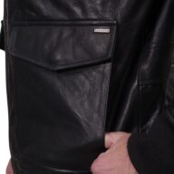 JULIET BUFFALO BLACK - AUTHENTIC MENS BLACK LEATHER JACKET