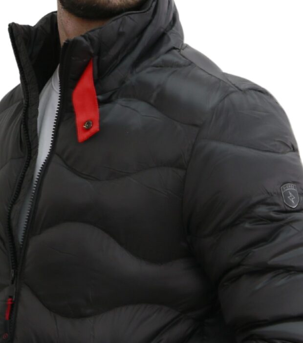VL31 PUFFER SHINE BLACK - ΑΝΔΡΙΚΟ ΤΖΑΚΕΤ ΜΑΥΡΟ VCODE