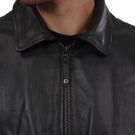 JULIET COWHIDE BLACK - AUTHENTIC MENS BLACK LEATHER JACKET