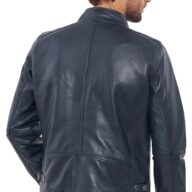 ALPHA SHEEP BLUE - AUTHENTIC MENS BLUE LEATHER JACKET