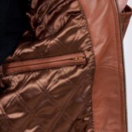 ALPHA SHEEP COGNAC - AUTHENTIC MENS COGNAC LEATHER JACKET