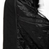 BIG HOOD SHEEP BLACK - AUTHENTIC MENS BLACK LEATHER JACKET