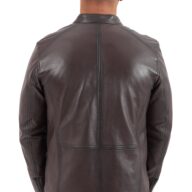BIG HOOD SHEEP BROWN - AUTHENTIC MENS LEATHER JACKET