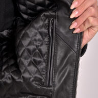 EANO SHEEP BLACK - AUTHENTIC WOMENS LEATHER JACKET