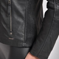 PANDORA SHEEP BLACK - AUTHENTIC WOMENS BLACK LEATHER JACKET