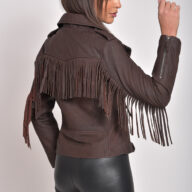 CHEROKEE VINTAGE SHEEP BROWN - AUTHENTIC WOMENS LEATHER BROWN JACKET